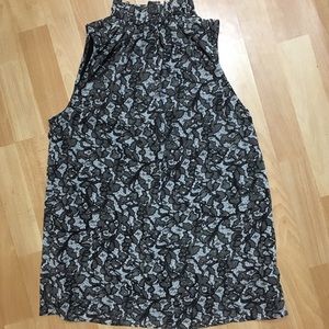 Michael Kors high collar sleeveless top